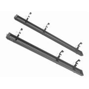 N-Fab Cab Length Textured Black Growler Steps Fit 07-19 Chevrolet Silverado/GMC Sierra 1500 Classic Model, 08-10 2500/3500 Diesel, 08-19 2500/3500 Gas Reg Cab