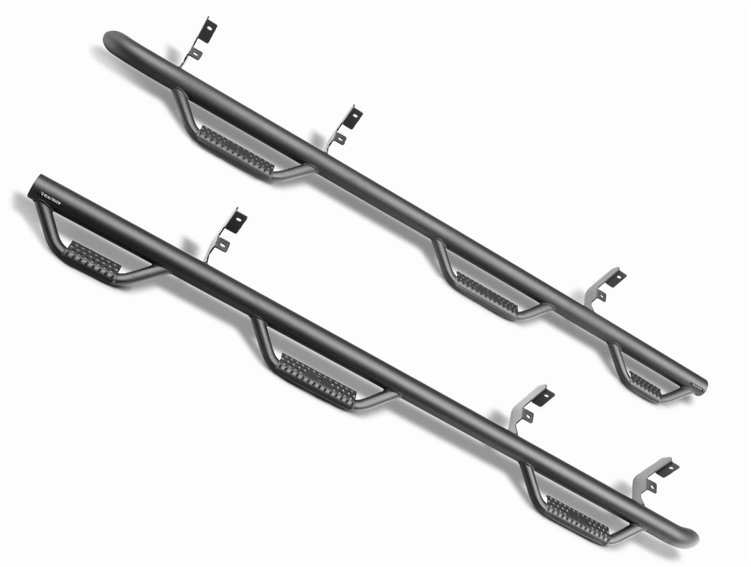 N-Fab Nerf Step 2017 Chevy-GMC 2500/3500 Crew Cab 8ft Bed - Tex. Black - Bed Access - SRW - 3in