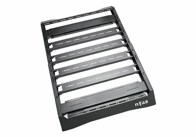 N-Fab by RealTruck Universal Roof Rack | Width: 34-34.25", Adjustable Length, Textured Black | U34253400 Clearance
