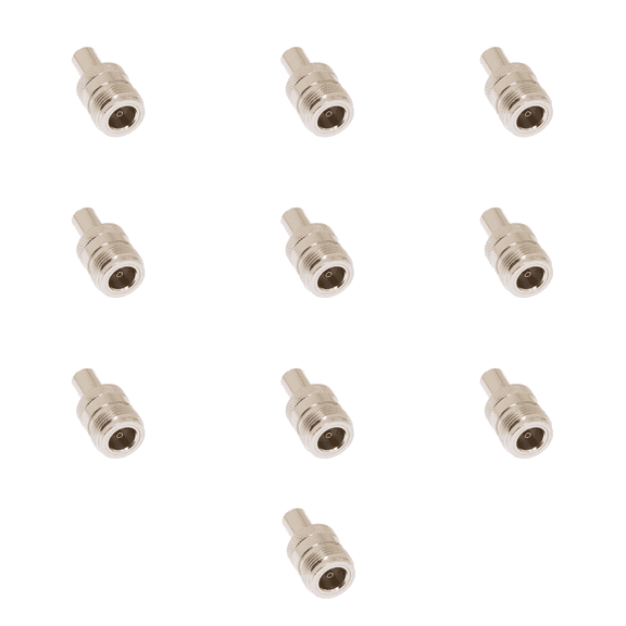 N Female Crimp Connector for LMR-240 Coaxial Cable  RF Coax Connector  10 Pcs Pack