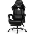 NGEN GAMING Video Gaming Chair with Footrest High Back Ergonomic