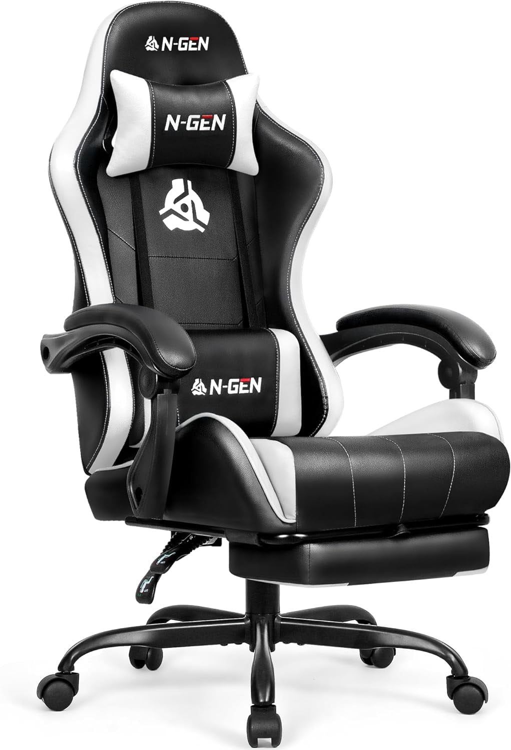 NEO CHAIR Ngen Video Gaming Computer PU Chair with Footrest High Back