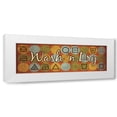 thumbnail image 1 of N Harbick 32x14 White Modern Wood Framed Wall Art Titled - Laundry Symbols Panel II, 1 of 5