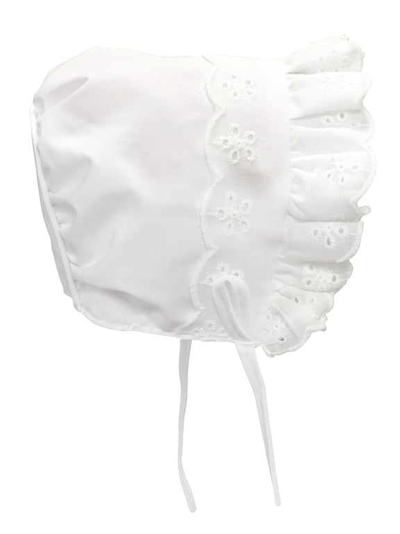 NICE CAPS Baby Girls Infants Closed Back Summer Sun Bonnet Cap Hat Headwear