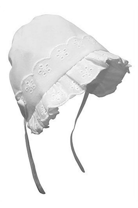 NICE CAPS Baby Girls Infants Closed Back Summer Sun Bonnet Cap Hat Headwear