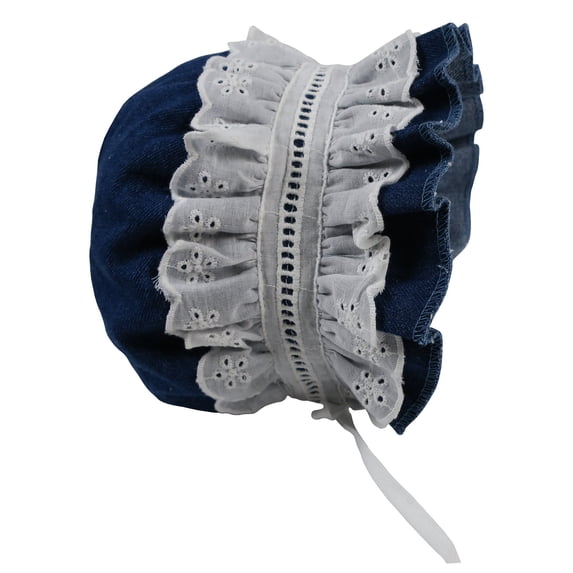N'Ice Caps Baby Girls Infants Eyelet Sun Bonnet - Summer UV Protection Hats