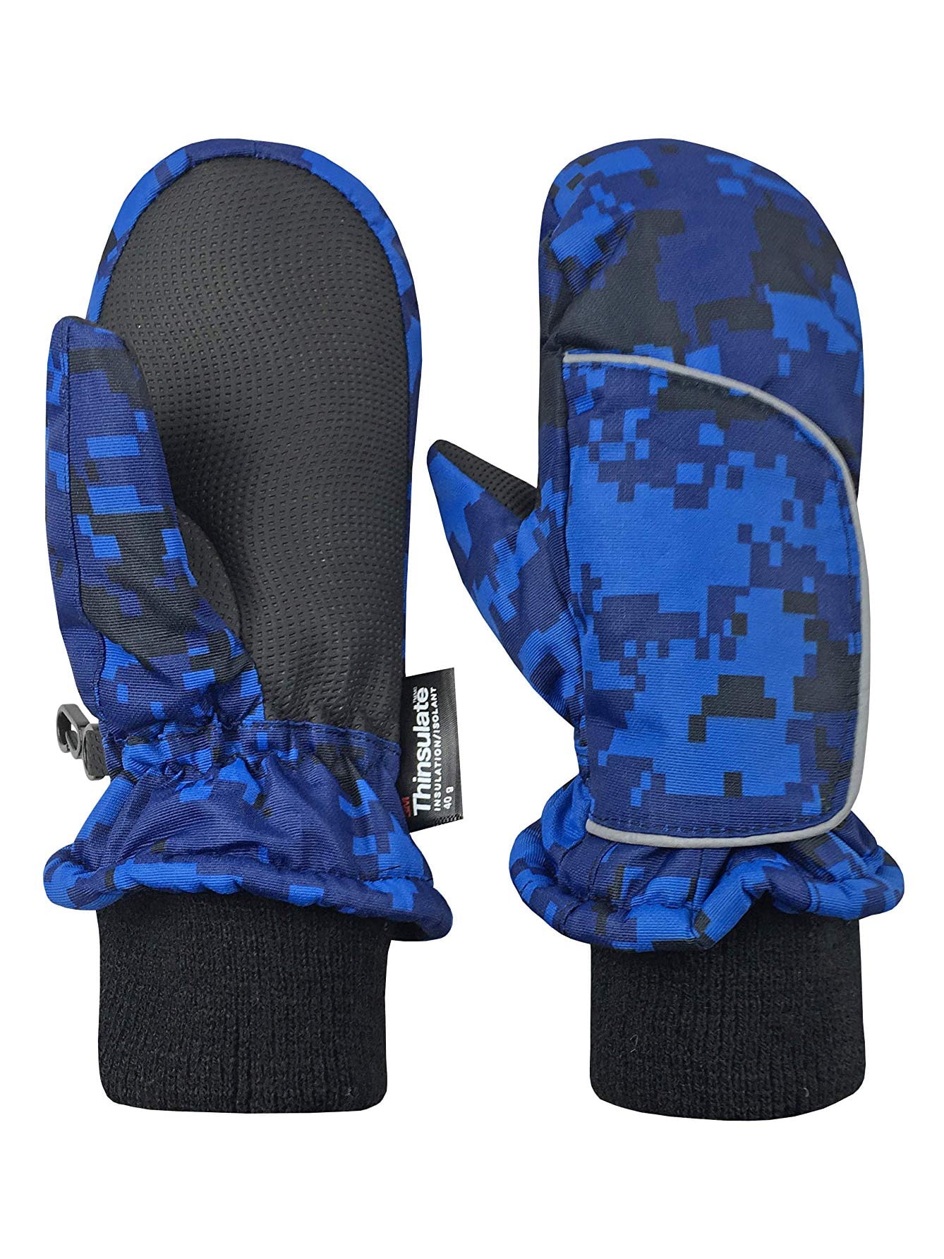 N'Ice Caps Kids Toddler Thinsulate Waterproof Winter Snow Mittens