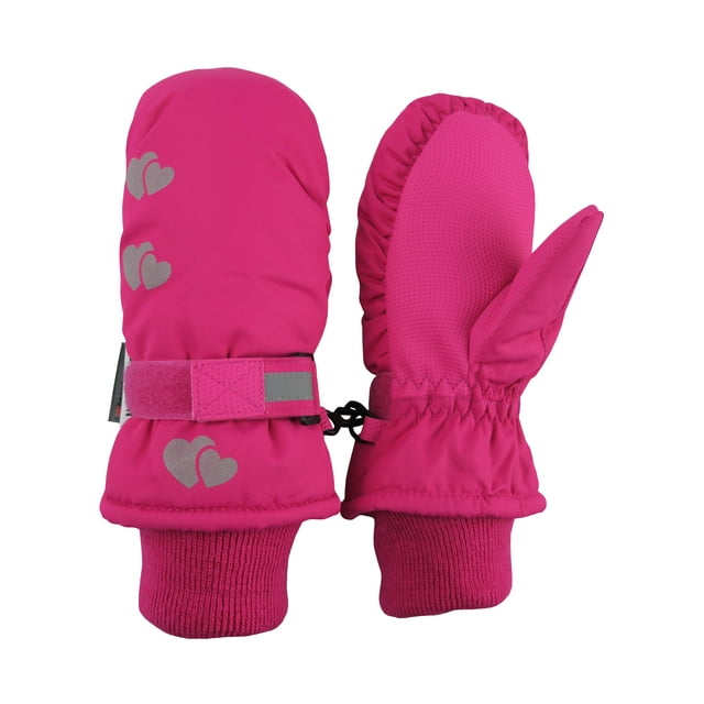 N'Ice Caps Kids Waterproof Thinsulate Reflector Winter Snow Mittens