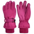 thumbnail image 1 of N'Ice Caps Kids Waterproof Thinsulate Snow Gloves Insulated Warm Children Winter Girls Toddler Pink, 1 of 6