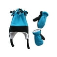 thumbnail image 1 of N'Ice Caps Little Girls Fleece Winter Hat Mittens Set Sherpa Lined - Toddlers Kids, 1 of 1