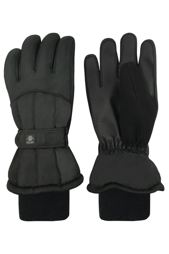 Men's Waterproof Thinsulate Gloves Winter Snow Ski Black Adults Male Insulated