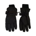 thumbnail image 1 of N'Ice Caps Men's Women's Waterproof Thinsulate Insulated Black Ski Snow Winter Gloves - Unisex, 1 of 1