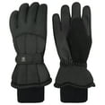 thumbnail image 1 of N'Ice Caps Women's Waterproof Thinsulate Gloves Winter Ski Snow Adults Female Black, 1 of 6