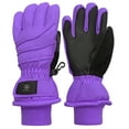 thumbnail image 1 of N'Ice Caps Women's Waterproof Thinsulate Winter Ski Snow Gloves - Female Cold Weather Adults Purple, 1 of 6