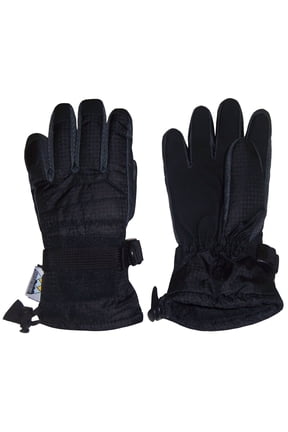 Womens Waterproof Thinsulate Insulated Winter Ski Snow Gloves - Female Adults Black