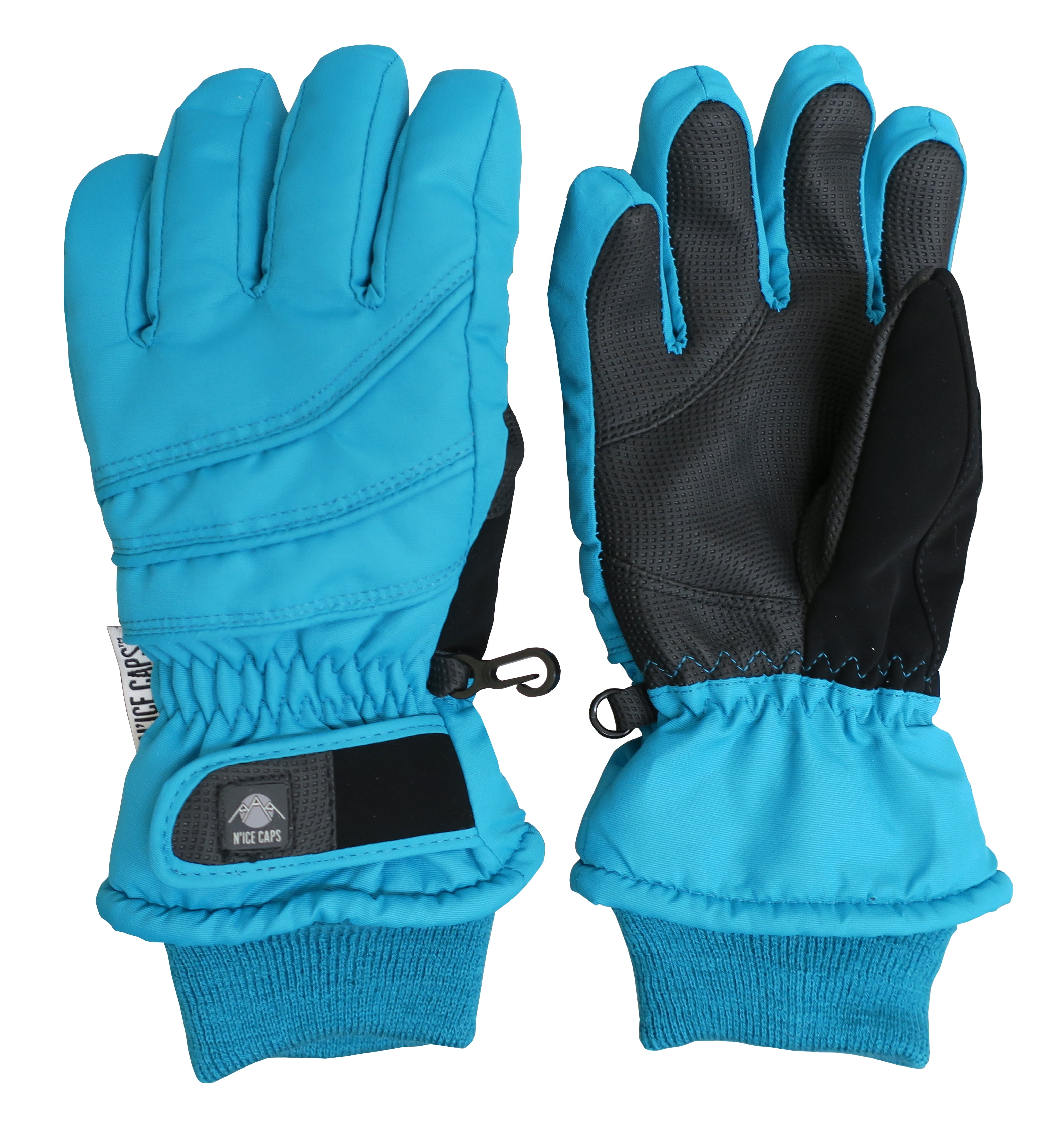 Turquoise ski gloves discount