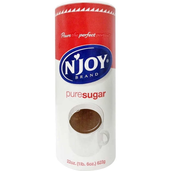 N'JOY BRAND Pure Sugar | NET WT 22 oz (1 lb 6 oz) 623g | Pack of 1
