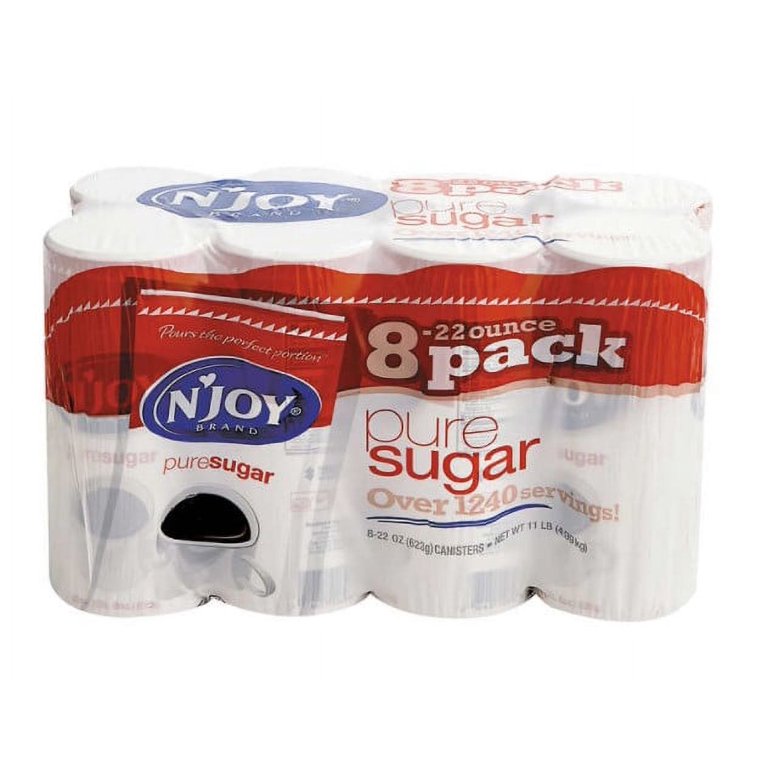 Pure Sugar Cane, 22 oz Canisters, 8/Pack Pure Sugar Cane, 22 oz Canisters, 8/Pack