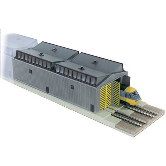 N KIT Train Shed Multi-Colored
