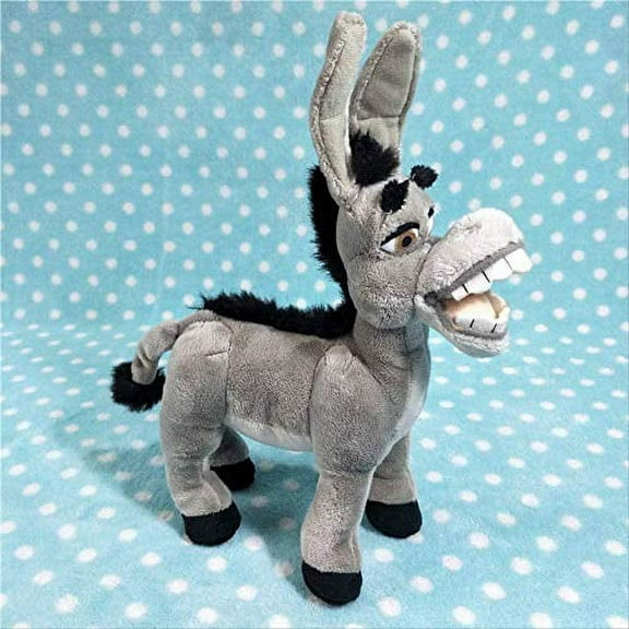 N-L Soft Toys Shrek Donkey Plush Toy Stuffed Toys Doll Birthday Present for Your Child 28cm