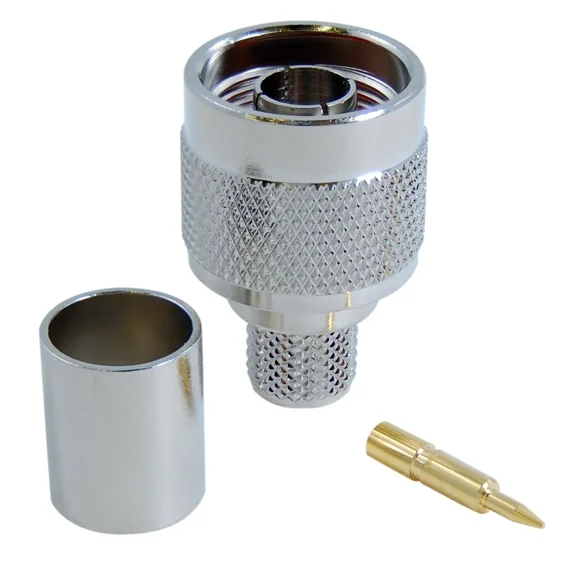 N Male Connector For Lmr-400 Lmr-400Uf Rg-8 Rg-213