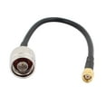 thumbnail image 1 of N Male to RP-SMA Female Adapter RG58 RF Pigtail Coaxial Cable 20cm, 1 of 3