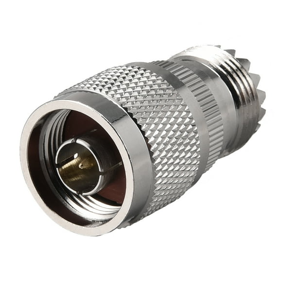 N Male to UHF Female Brass Coaxial Cable RF Connector Adapter 1pcs