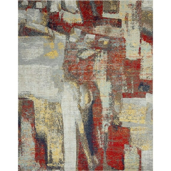 Kalaty 24-Seven Area Rug TF-973 Contemporary Multi Abstract, Multi, 2' x 3'