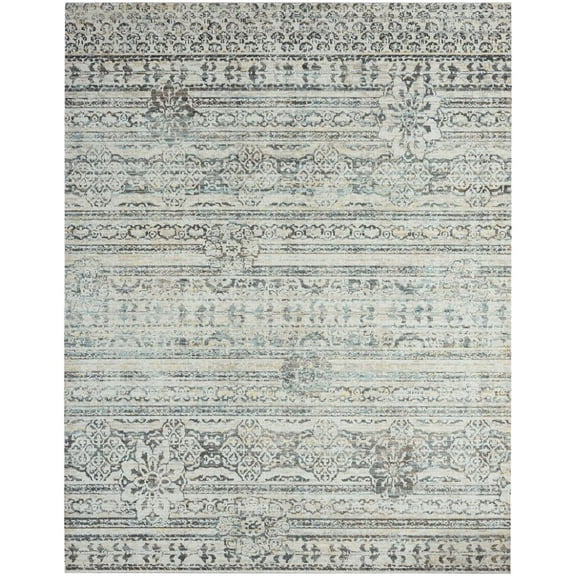 Kalaty 24-Seven Area Rug TF-976 Contemporary Multi Medallion, Multi, 8' x 10'