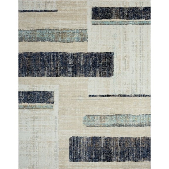 Kalaty 24-Seven Area Rug TF-972 Contemporary Multi Geometric, Multi, 2' x 10'