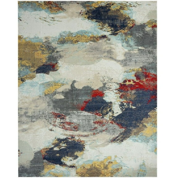 Kalaty 24-Seven Area Rug TF-974 Contemporary Multi Abstract, Multi, 9' x 12'