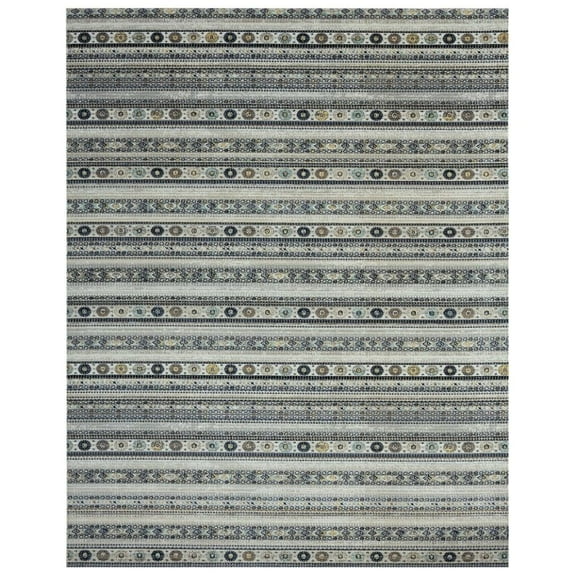 Kalaty 24-Seven Area Rug TF-977 Contemporary Multi Striped, Multi, 2' x 10'