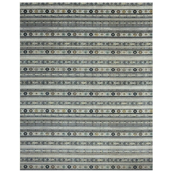 Kalaty 24-Seven Area Rug TF-977 Contemporary Multi Striped, Multi, 8' x 10'