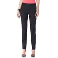 thumbnail image 1 of N Natori 393-805 Womens' Size 12 Regular Black Stretch Cotton Slim Leg Pants, 1 of 1