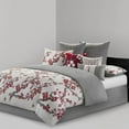 thumbnail image 1 of N Natori Cherry Blossom Comforter Set, Queen, Multicolored, 1 of 3