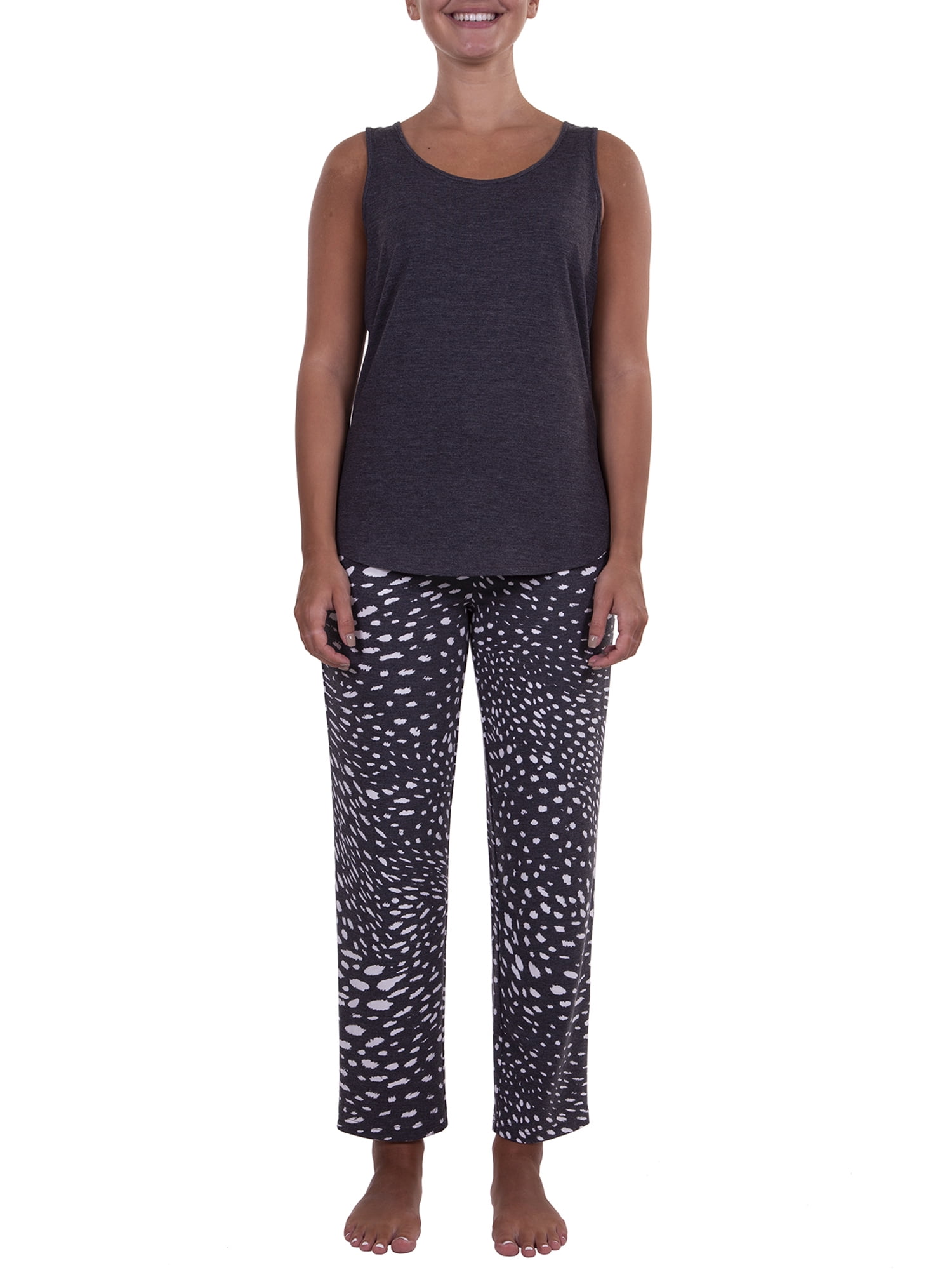 N Natori Studio Women's Tank Top and Capri Pant Sleep Set