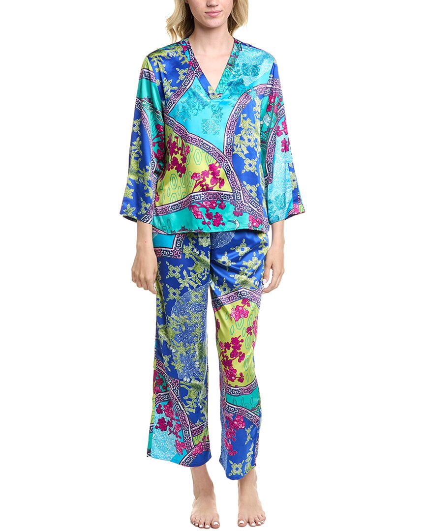 Natori Women's Congo Pajama Set – Soft Jersey Knit With V-Neck & Dolman Sleeves - View #2