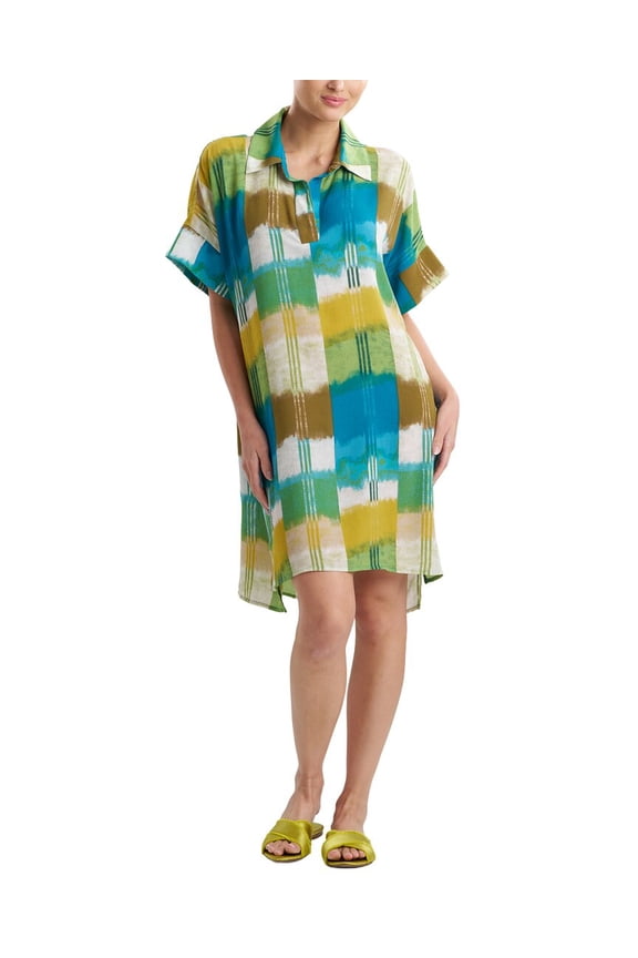 N Natori womens  Sunset Crinkle Dolman Shirtdress, s