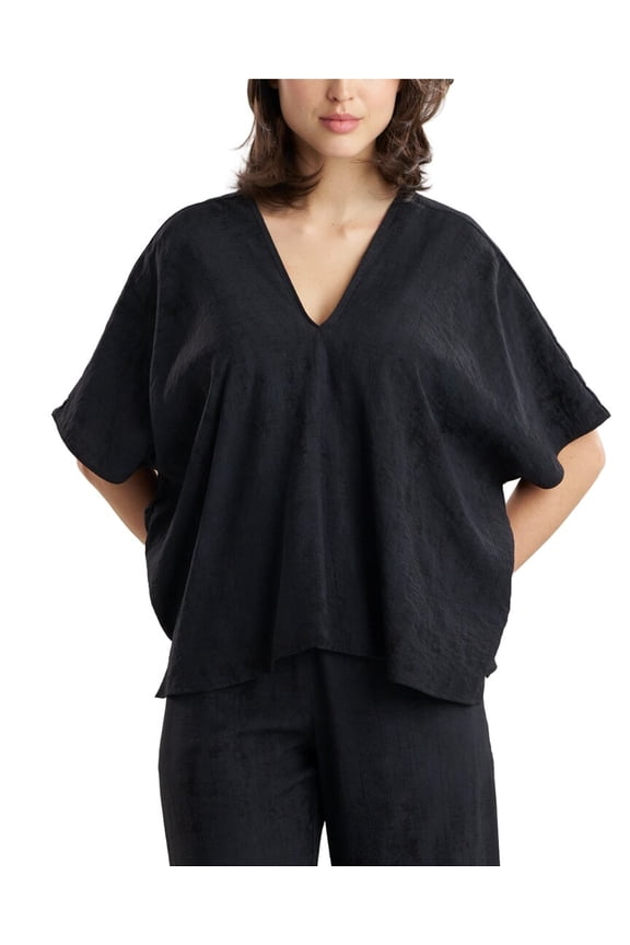 N Natori womens  Terra Foil Crinkle Caftan Top, XL