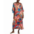 thumbnail image 1 of N Natori womens  Tropical Breeze Caftan, l, Red, 1 of 3