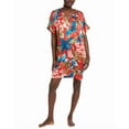 thumbnail image 1 of N Natori womens  Tropical Breeze Satin Dress, l, Red, 1 of 3