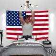 thumbnail image 1 of N-Nicholas C-Chavez Pink American Flag Tapestry Funny Tapestry Banner Wall Hanging Bedroom Room Dorm Decoration Background Cloth, 1 of 9