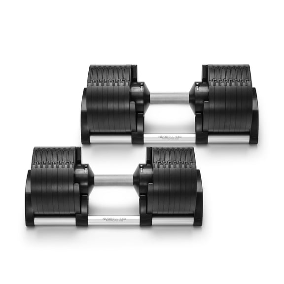 NOBELL Adjustable Dumbbell Set for Home, 5-80 LB, Twist Lock 2024-25 Model, Classic Silver, 2 x 80 lb ea Dumbbell (Pair)