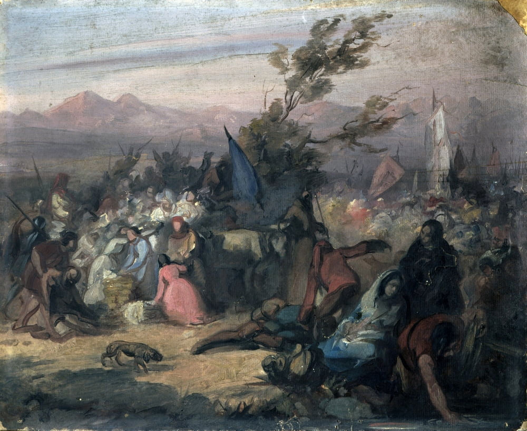 N Out By Frederick Barbarossa And Gloriously Sustained After 60 Days Of Hard Siege (15Th April 1155) Canvas Art -  (24 x 18)