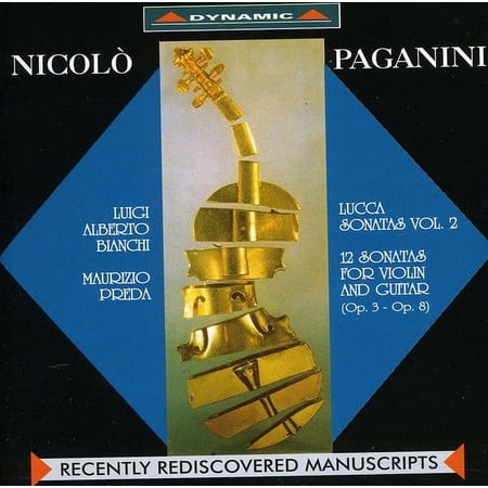 N. Paganini - 12 Sonatas for Violin & Guitar: Sonata Di Lucca - Music & Performance - CD
