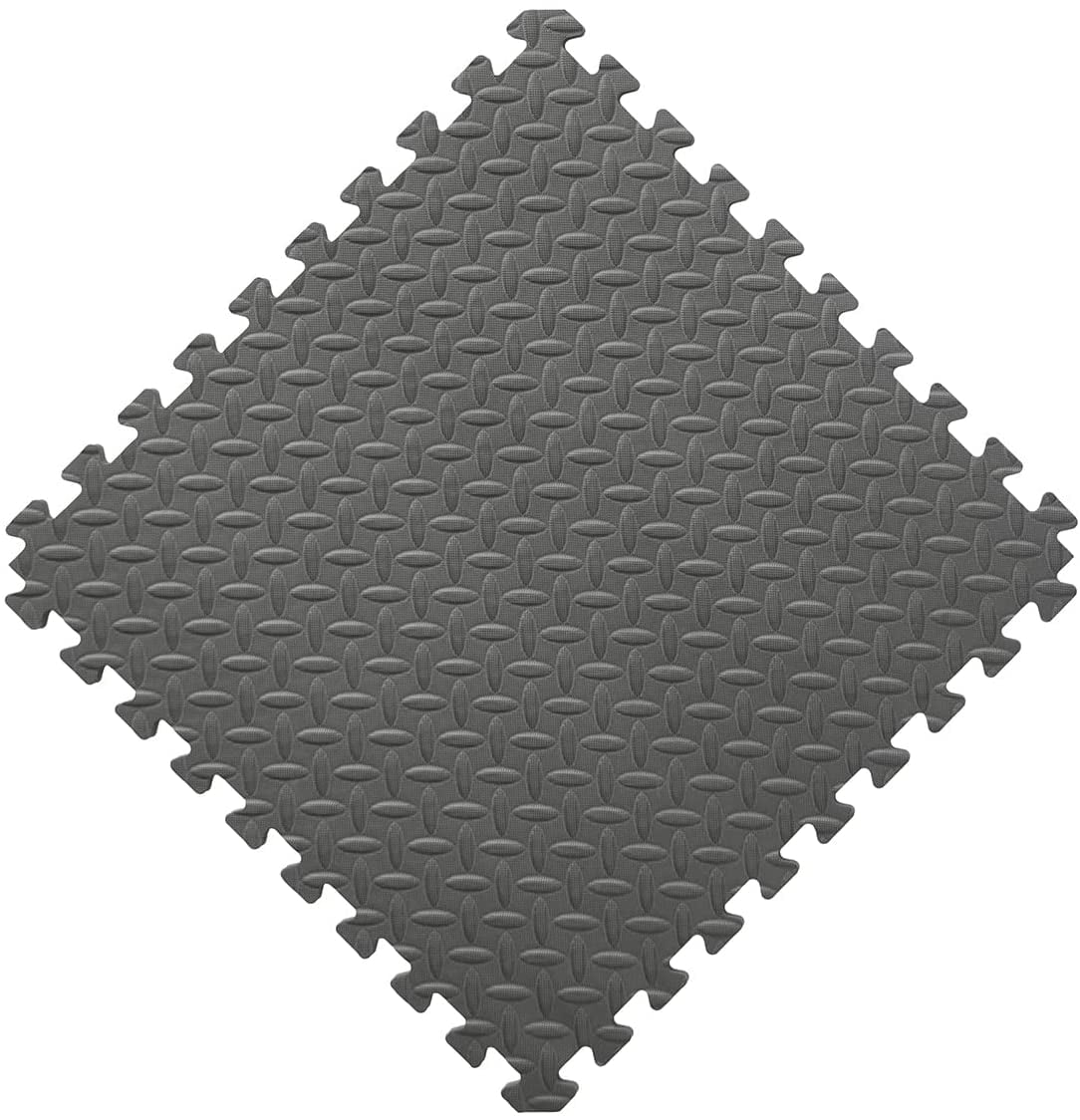 Foam Puzzle Floor Mat NORSK Reversible Foam Flooring 24 Sq Ft, 24