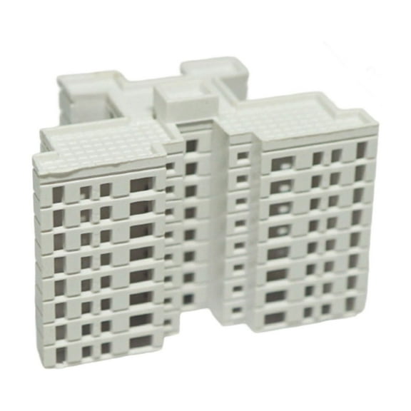 N Scale 1:500 Apartment Assembled Model Miniature Architectural Building Model Outland Realisms Scene Diys Painting