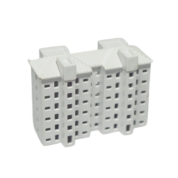N Scale 1:500 Apartment Building Assembling Model DIYS Sand Table Garden Microlandscape Ornament Decors Assembling Model
