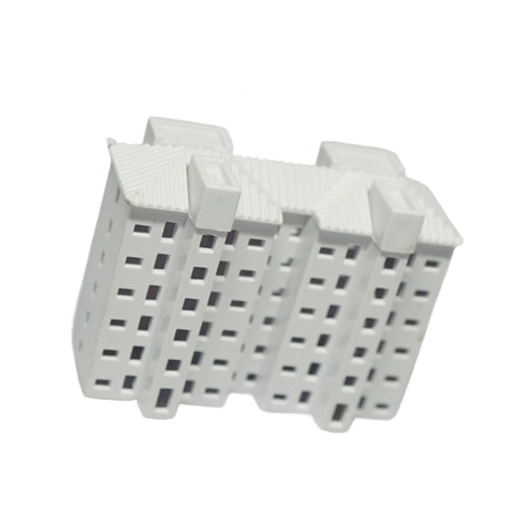 N Scale 1:500 Apartment Building Assembling Model Outland Model for Diys Sand Table Garden Microlandscape Ornament
