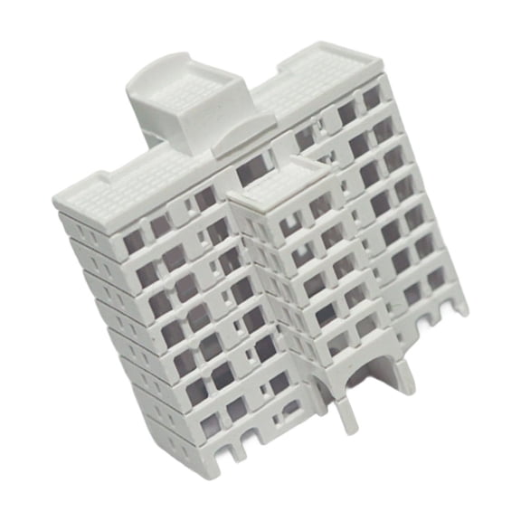 N Scale 1:500 Apartment Building Assembling Model Outland Model for Diys Sand Table Garden Microlandscape Ornament